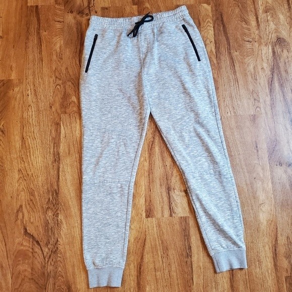 Men's Brooklyn Marled Gray Jogger Sweatpants - Picture 9 of 12